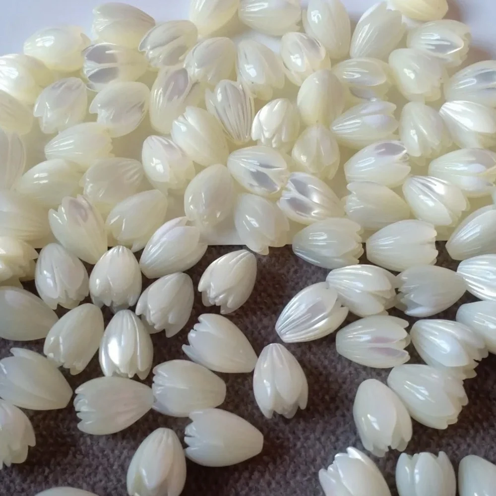 Mother of Pearl Queen Conch Pīkake & Edison Pearl Necklace Handmade - Picture 8 of 10